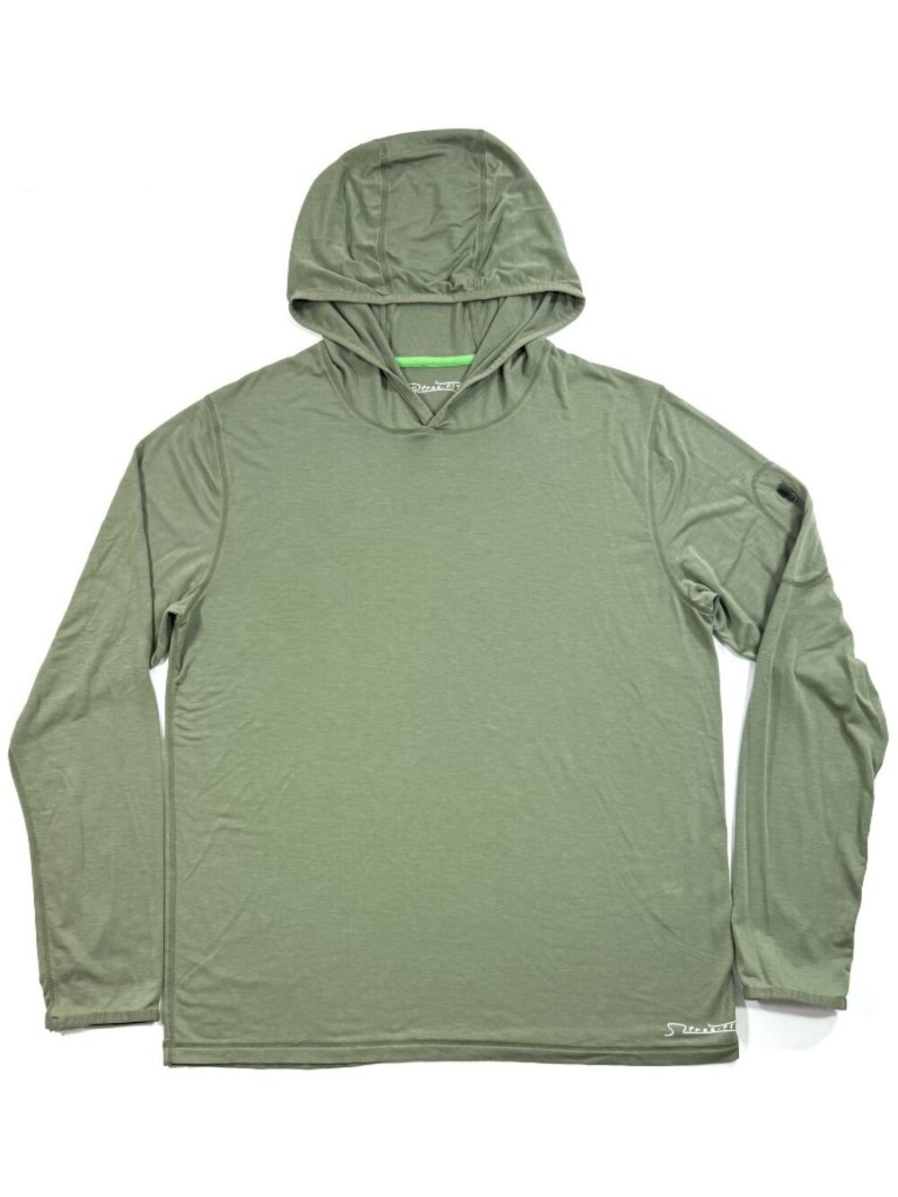Free Fly Mens Lightweight Bamboo Hoodie Size Large Stretch Pullover Fishing